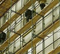 Installation of scaffolding